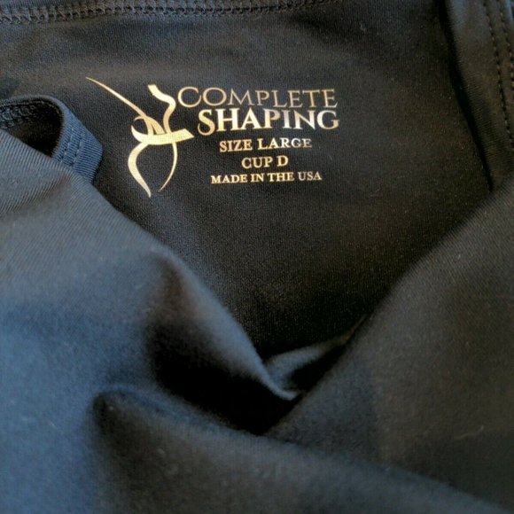 Mastectomy Camisole with Integrated Prosthetics, Large w D Cup, NWT, Black,Cut-O - Picture 7 of 8